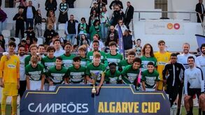 Sub-15 do Sporting conquistam Algarve Cup