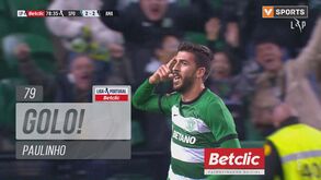 O golo de Paulinho que completou a reviravolta em Alvalade e deu vitória ao Sporting