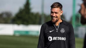Plantel do Sporting continua preparação para o jogo com o Raków ainda sem Morita