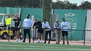 Descomprimir antes do dérbi: Hjulmand e Gyökeres assistem a jogo de sub-17 na Academia