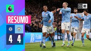 O resumo do elétrico Chelsea-Manchester City: houve golos para todos os gostos