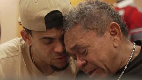 As imagens do emotivo reencontro entre Luis Díaz e o pai após o sequestro