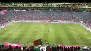 Euforia em Alvalade: Cristiano Ronaldo homenageado pelo Sporting