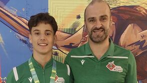 Francisco José sagra-se campeão mundial de duplo minitrampolim em juniores