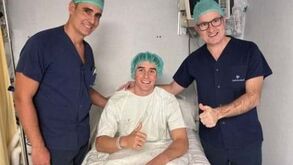 A imagem do pré-cirurgia de Fresneda: eis os especialistas que operaram o ala dos leões