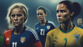 Um pincel digital: Inteligência Artificial retrata o futebol feminino