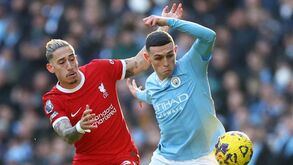 Manchester City-Liverpool, 1-1: Ninguém se ficou a rir