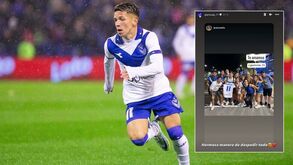 Gianluca Prestianni já se vai despedindo do Vélez antes de reforçar o Benfica
