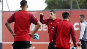 O onze provável do Benfica para o jogo com o Inter