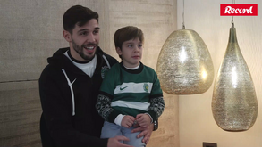 Afonso Figueiredo e a companhia do filho no apoio ao Sporting em Itália: «Pensei que seria interessante criar memórias»