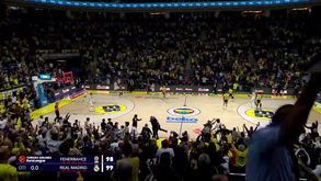 Os 'loucos' 7 segundos finais do Fenerbahçe-Real Madrid: pavilhão em Istambul quase foi abaixo