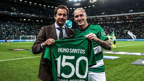 Nuno Santos chega aos 150 jogos pelo Sporting: Sinto-me sportinguista