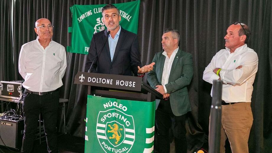Nélson foi a figura na festa do 24.º aniversário do Núcleo do Sporting de Sydney