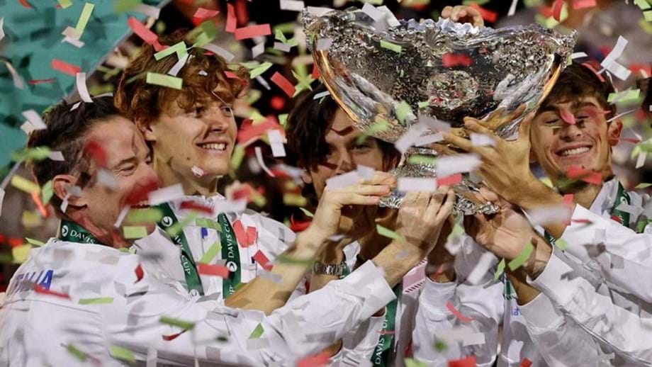 Itália impõe-se à Austrália e conquista segundo título na Taça Davis