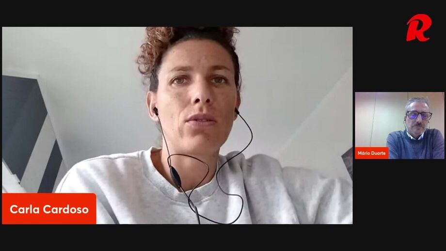 Jogadora do V. Setúbal em entrevista a Record