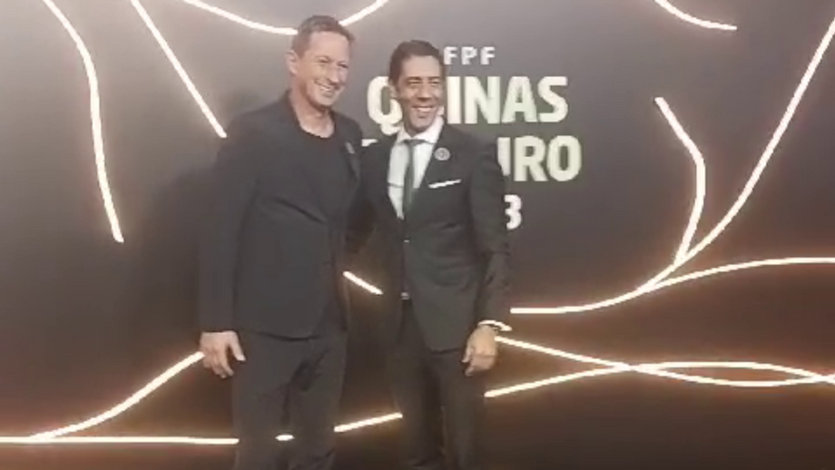 Presidente e treinador do Benfica posaram para a fotografia