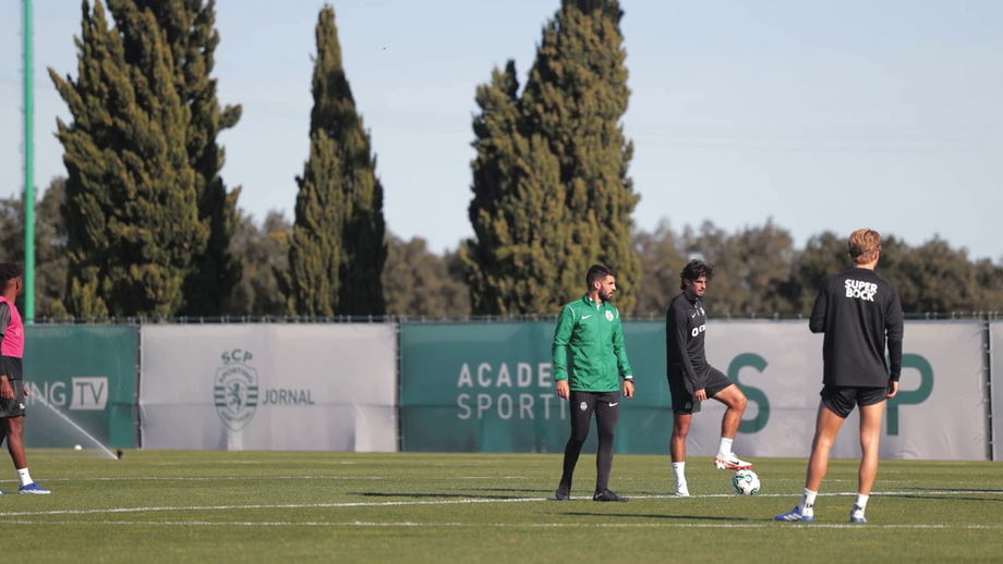 Clube de Alvalade revelou bastidores do treino desta quinta-feira