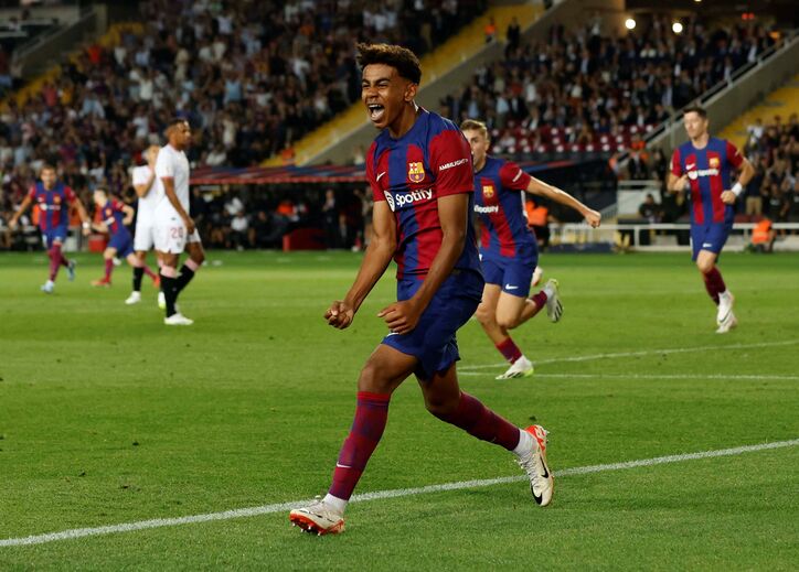 16 anos: Lamine Yamal (Barcelona). Valor de mercado: 50 milhões de euros