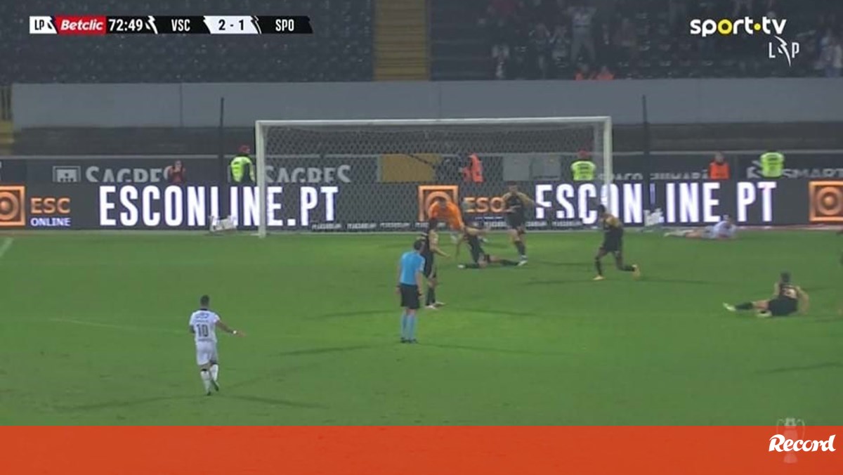 Desvio de Morita traiu Adán: o golo da reviravolta do V. Guimarães frente ao Sporting