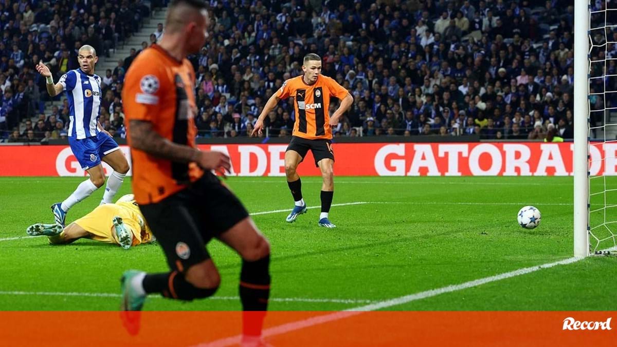 FC Porto-Shakhtar: ucranianos empataram em lance que motivou