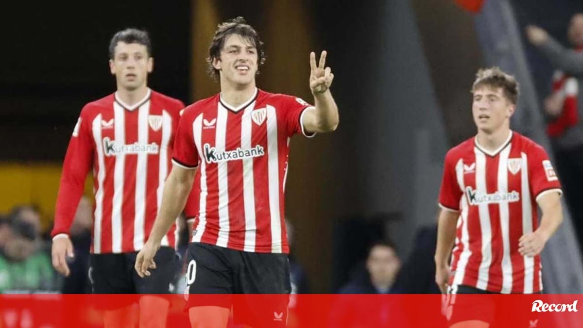 Athletic Bilbao ganha com golo aos 90'+4 e cola-se ao Atlético Madrid