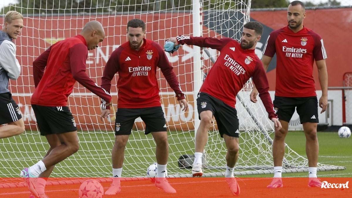 O onze provável do Benfica para o jogo com o Famalicão