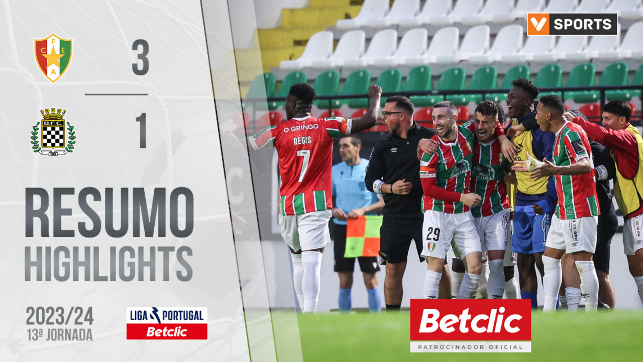 Quatro golos para ver em 54 segundos: o resumo do Arouca-Rio Ave