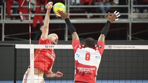 Benfica-Piacenza, 1-3: reação ainda fez sonhar