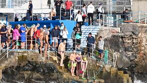 Taça do Mundo de águas abertas do Funchal: Treino de preparação no Complexo Balnear do Lido