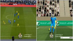 Ronaldo marcou este golaço mas lance foi anulado: Luís Castro viu repetição no telemóvel e nem queria acreditar