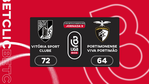 Liga Betclic: os melhores momentos do V. Guimarães-Portimonense