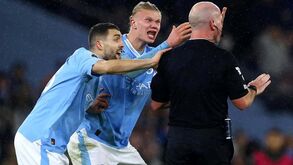 «Mas que raio!»: lance polémico no Man. City-Tottenham deixou Haaland à beira de um ataque de nervos