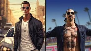 De Ronaldo a Ibrahimovic: como seriam as estrelas do futebol se fossem personagens do GTA 6