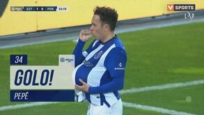 Taremi brilha com passe de peito e Pepê empata o marcador no Estoril
