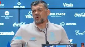 Sérgio Conceição: «Castigo? Sessão bidiária? Estou um bocadinho farto disto»