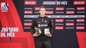 Gyökeres já recebeu os prémios de melhor jogador e avançado da Liga Betclic em outubro/novembro