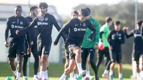 Rúben Amorim lima arestas para o jogo com o Sturm Graz: as melhores imagens do treino do Sporting