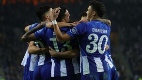 FC Porto compara pontos na Champions com os 