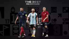 Mbappé, Messi e Haaland são os finalistas do prémio 'The Best'