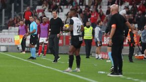«Rua, rua, rua»: adeptos do Benfica irritam-se com Schmidt após este tirar João Neves