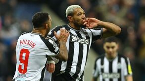 Joelinton supera calcanhar de Arthur Cabral no melhor golo da semana da Liga dos Campeões