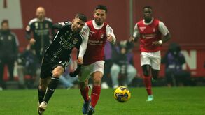 As notas dos jogadores do Sp. Braga frente ao Benfica: Moutinho foi contra traição de Zalazar