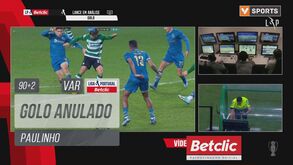 Conselho de Arbitragem discorda do golo anulado a Paulinho no Sporting-FC Porto: «Falta evidência forte»