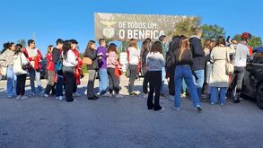 Loucura por um autógrafo à porta do Benfica Campus: sabe quem seguia naquele carro?