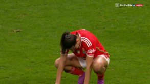 A emoção de Kika Nazareth após o empate que deixa o Benfica a um passo dos 'quartos' da Champions