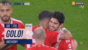 Benfica-AVS: águia chegou à goleada com autogolo de Anthony Correia
