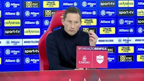 Roger Schmidt sobre Tiago Gouveia: «Espero que possa jogar mais, mas depende dele»