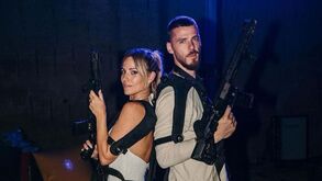 De Gea surpreendeu no aniversário de Edurne