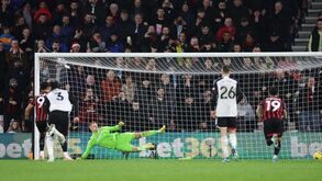 Penálti cometido por João Palhinha permitiu ao Bournemouth terminar com seca histórica