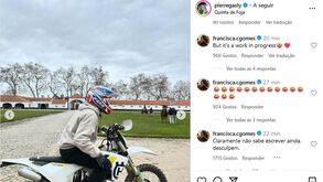 Pierre Gasly está em Portugal, arriscou no português e... acabou 'gozado' pela namorada